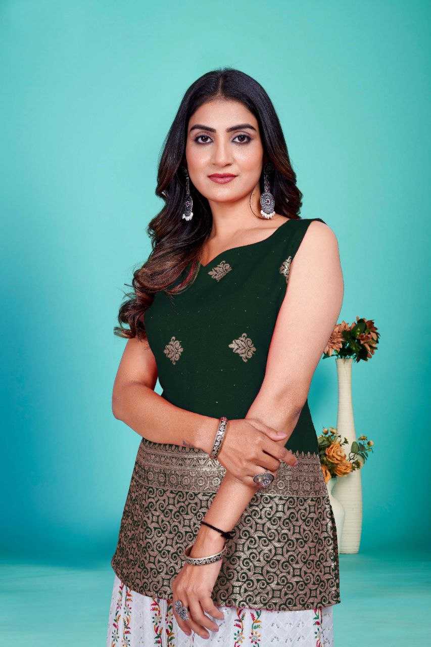 Ynf Banarasi Soft Silk KESH559 1024-3 Suits & Dresses Festive Collections Wholesale Party Wear Dresses Silk Dresses Sleeveless Dresses Manufacturer- Kapda Export