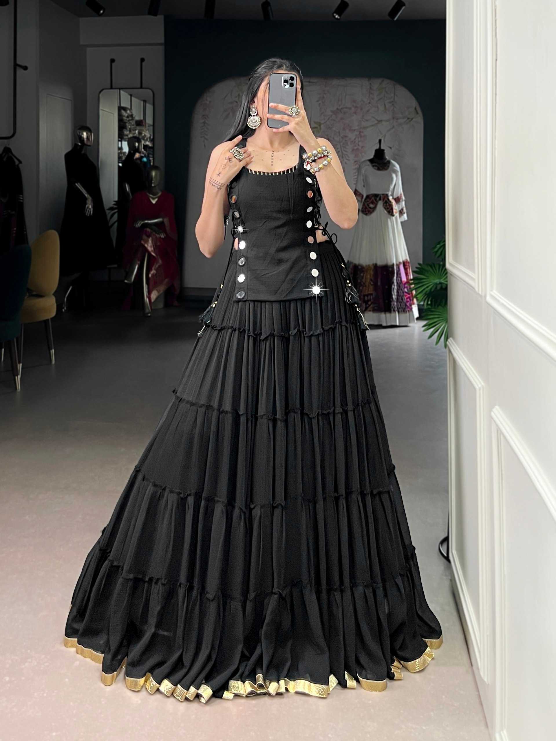 Ynf Chanderi Silk KESH134 1700 Lehengas Festive Collections Wholesale Jacket Style Lehenga Lehenga With Blouse Navratri Chaniya Choli Manufacturer- Kapda Export