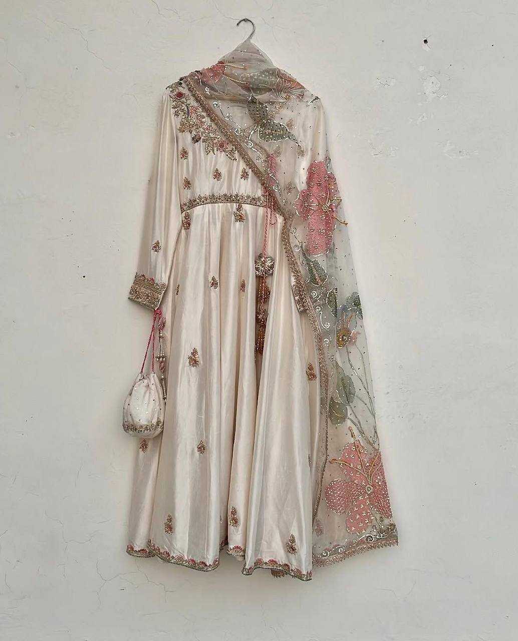 Ynf Chikan RIN141 2018 Gowns Wedding Collections Wholesale Party Wear Gowns Sequin Gowns Sangeet Outfits Manufacturer- Kapda Export