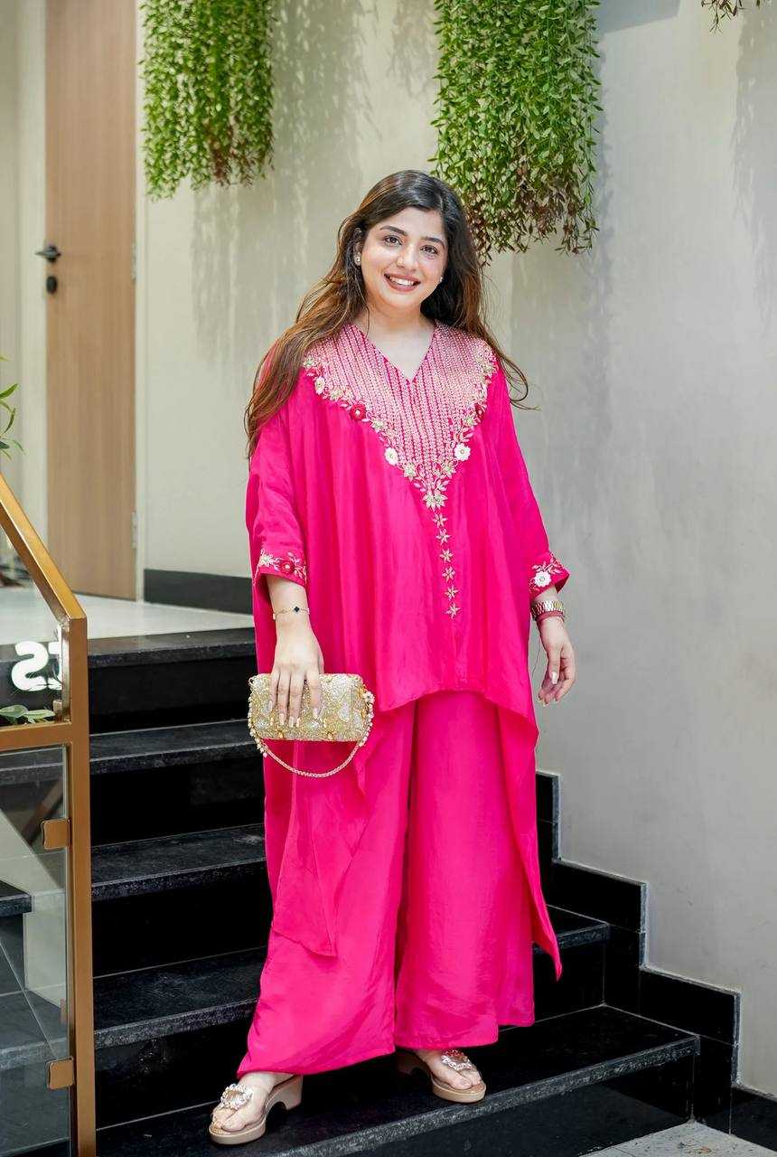 Ynf Chinon KESH531 1058 Suits & Dresses Wholesale Palazzo Suit Party wear suits Kaftan Dresses Manufacturer- Kapda Export