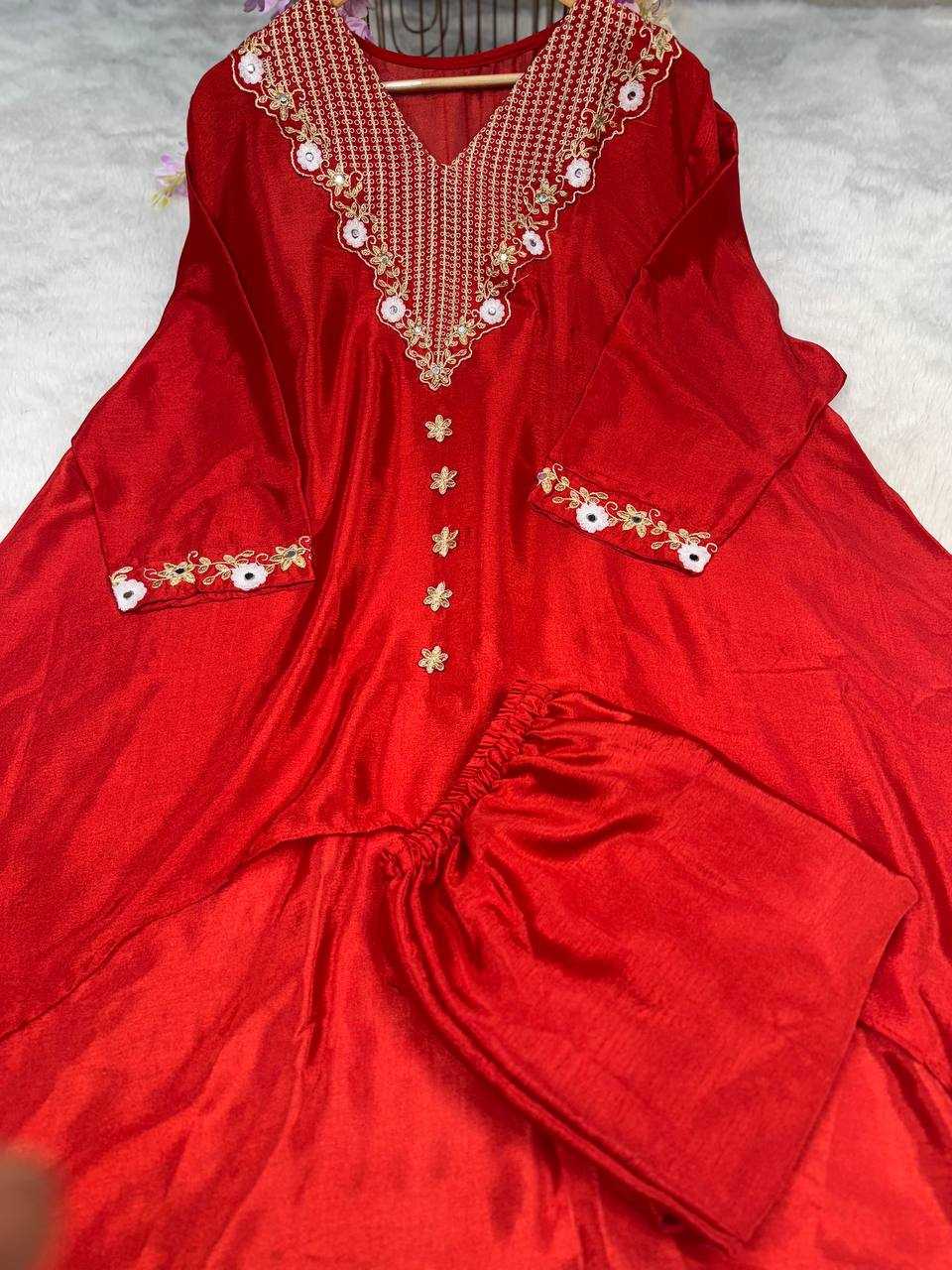 Ynf Chinon KESH531 1058 Suits & Dresses Wholesale Palazzo Suit Party wear suits Kaftan Dresses Manufacturer- Kapda Export