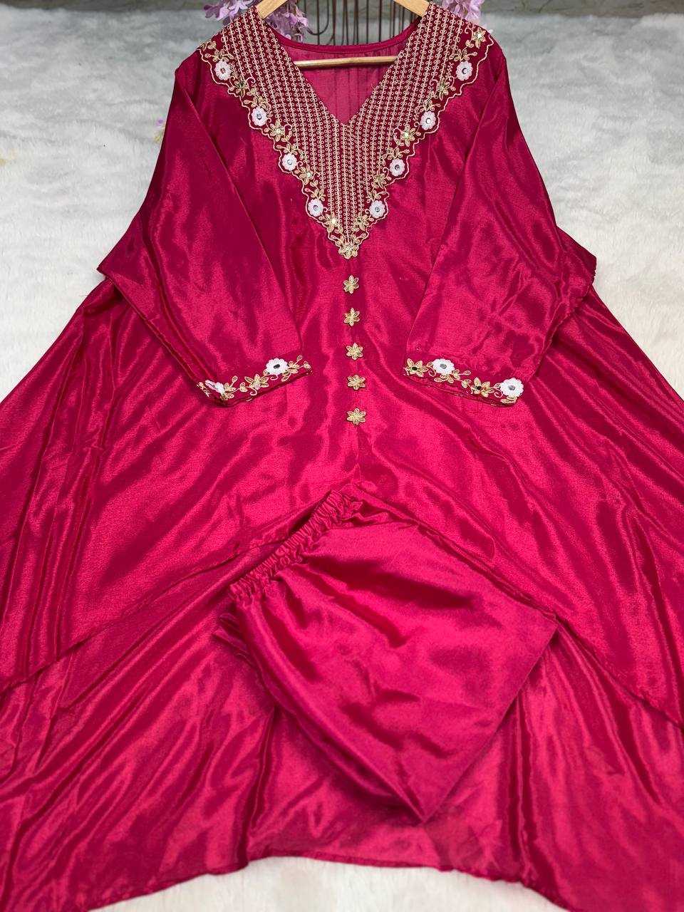 Ynf Chinon KESH531 1058 Suits & Dresses Wholesale Palazzo Suit Party wear suits Kaftan Dresses Manufacturer- Kapda Export