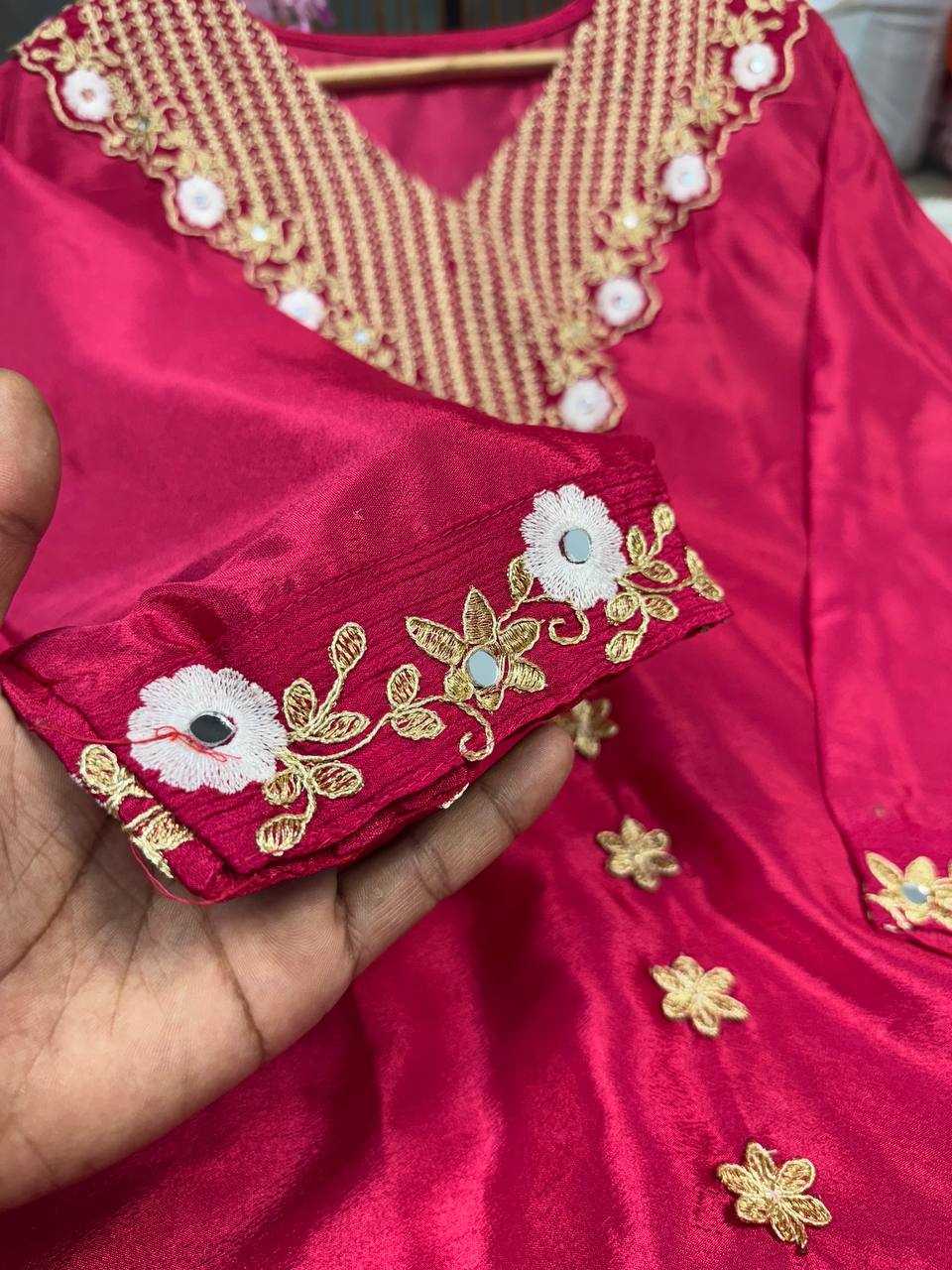 Ynf Chinon KESH531 1058 Suits & Dresses Wholesale Palazzo Suit Party wear suits Kaftan Dresses Manufacturer- Kapda Export