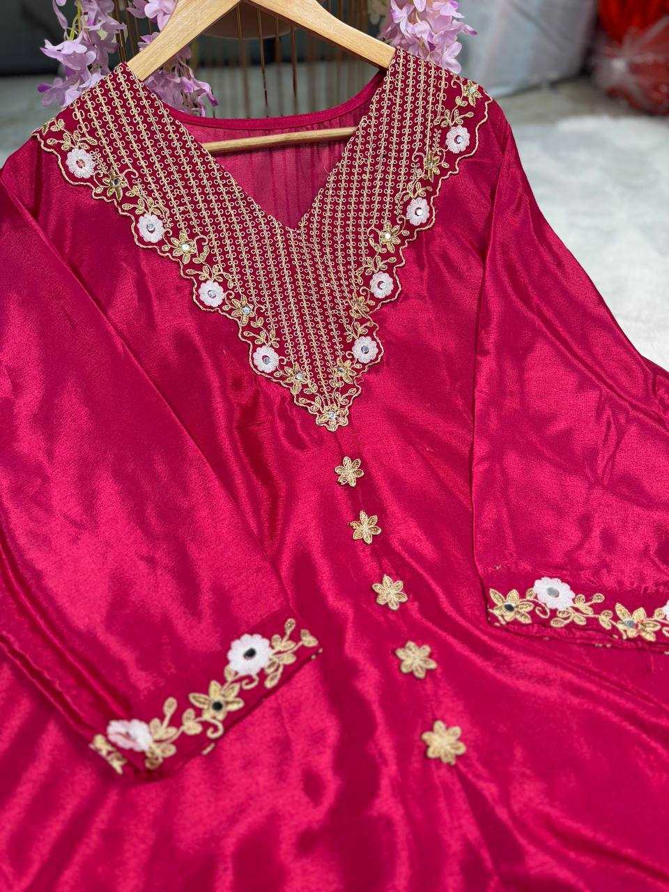 Ynf Chinon KESH531 1058 Suits & Dresses Wholesale Palazzo Suit Party wear suits Kaftan Dresses Manufacturer- Kapda Export