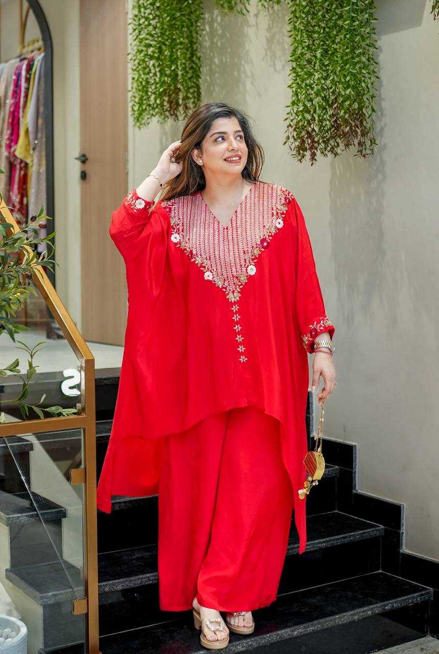 Ynf Chinon KESH531 1058 Suits & Dresses Wholesale Palazzo Suit Party wear suits Kaftan Dresses Manufacturer- Kapda Export