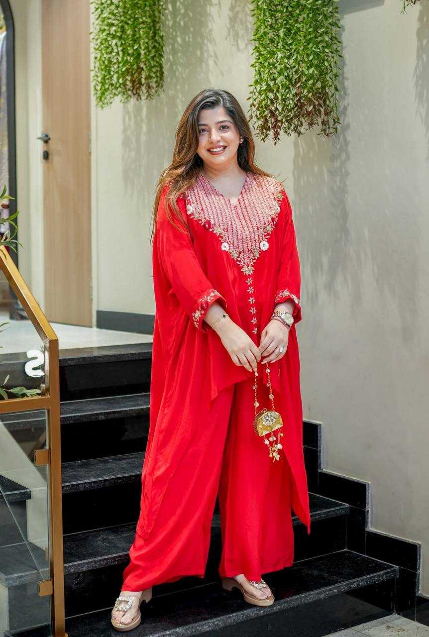 Ynf Chinon KESH531 1058 Suits & Dresses Wholesale Palazzo Suit Party wear suits Kaftan Dresses Manufacturer- Kapda Export