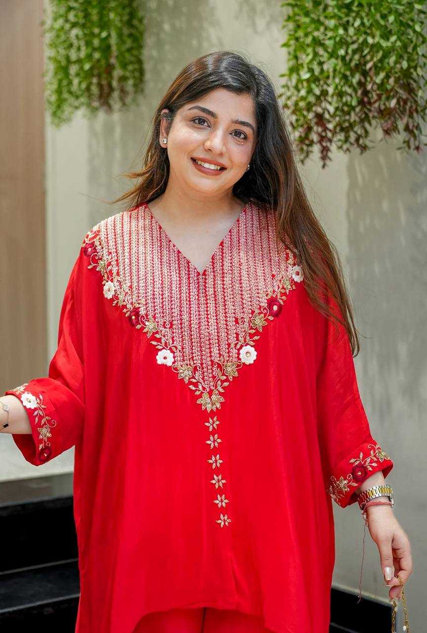 Ynf Chinon KESH531 1058 Suits & Dresses Wholesale Palazzo Suit Party wear suits Kaftan Dresses Manufacturer- Kapda Export