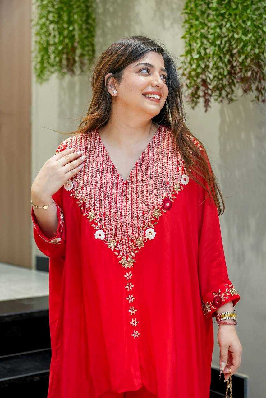 Ynf Chinon KESH531 1058 Suits & Dresses Wholesale Palazzo Suit Party wear suits Kaftan Dresses Manufacturer- Kapda Export