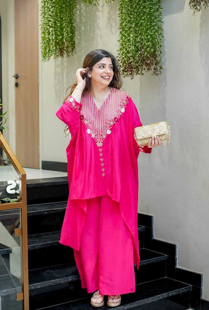 Ynf Chinon KESH531 1058 Suits & Dresses Wholesale Palazzo Suit Party wear suits Kaftan Dresses Manufacturer- Kapda Export