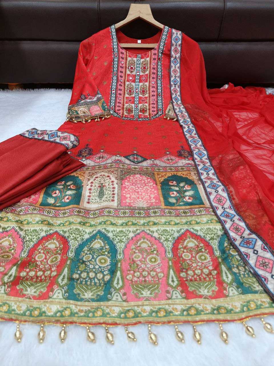 Ynf Chinon KESH625 SHER Suits & Dresses Islamic Clothing Wholesale Pakistani Suits Printed Suits Red Salwar Suit Manufacturer- Kapda Export