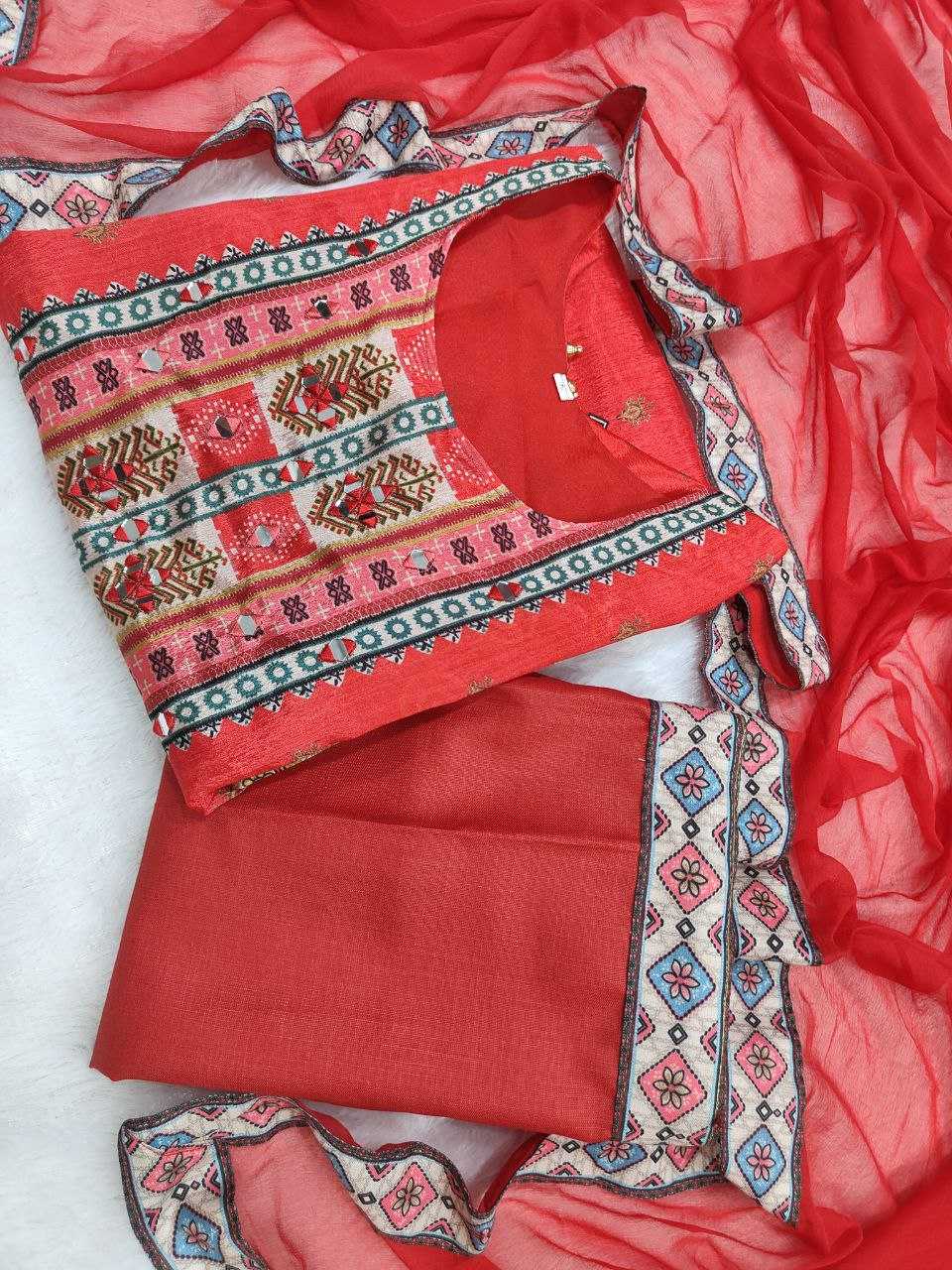 Ynf Chinon KESH625 SHER Suits & Dresses Islamic Clothing Wholesale Pakistani Suits Printed Suits Red Salwar Suit Manufacturer- Kapda Export