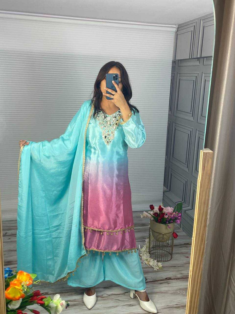 Ynf Chinon Silk KESH531 1056 Suits & Dresses Wedding Collections Wholesale Party wear suits Designer Suits Sangeet Outfits Manufacturer- Kapda Export