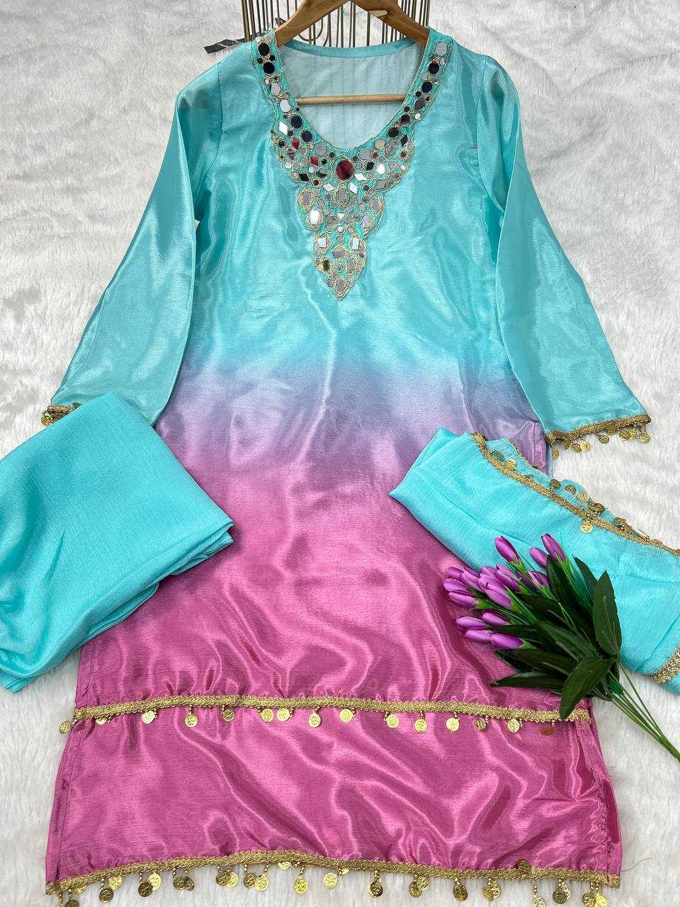 Ynf Chinon Silk KESH531 1056 Suits & Dresses Wedding Collections Wholesale Party wear suits Designer Suits Sangeet Outfits Manufacturer- Kapda Export