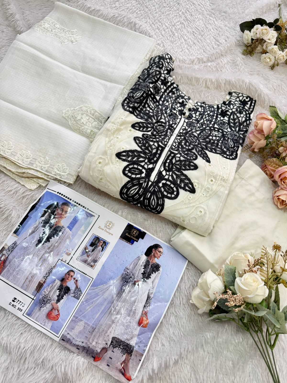 Ynf Cotton Cambric KESH530 Ziaaz 915 Suits & Dresses Islamic Clothing Festive Collections Wholesale Pakistani Suits Semi Stitched Suits Cotton Dresses Manufacturer- Kapda Export