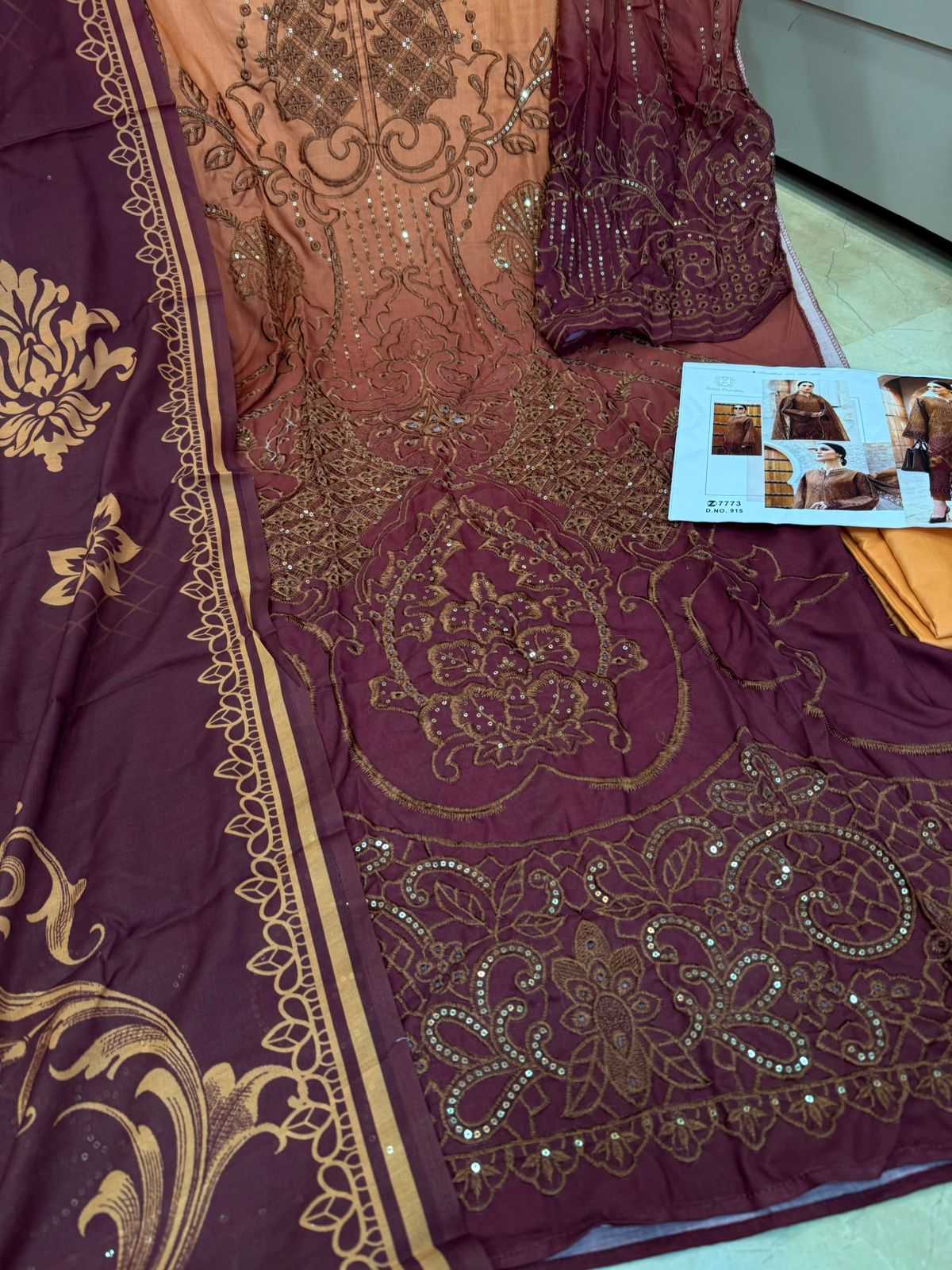 Ynf Cotton Cambric KESH530 Ziaaz 915 Suits & Dresses Islamic Clothing Festive Collections Wholesale Pakistani Suits Semi Stitched Suits Cotton Dresses Manufacturer- Kapda Export