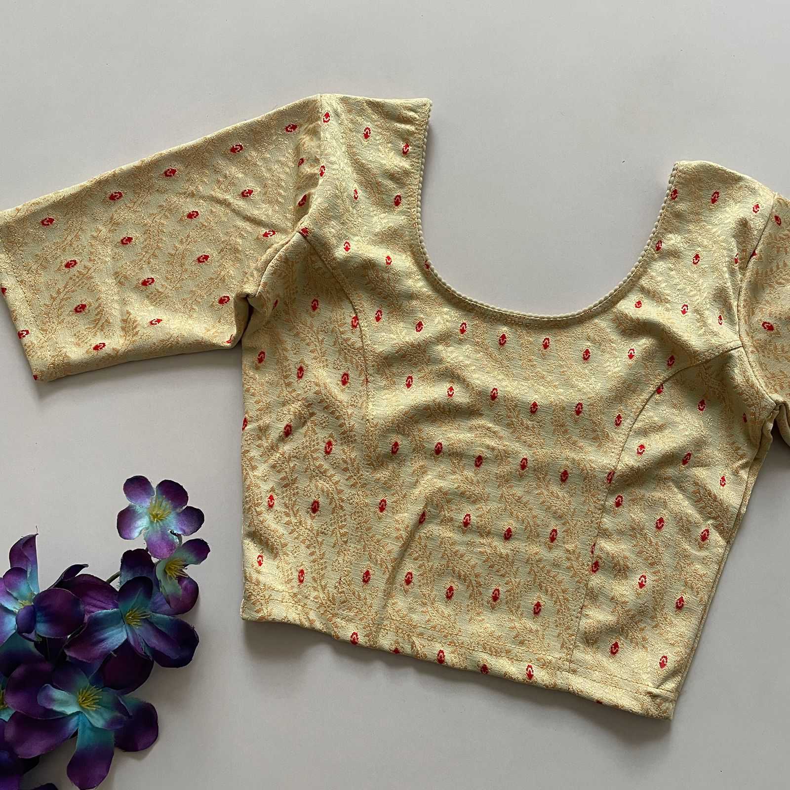 Ynf Cotton KESH426 geeta Readymade Blouses Festive Collections Wholesale Stretchable Blouse Cotton Blouse Fashion Blouse Manufacturer- Kapda Export