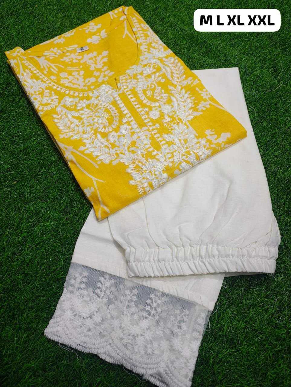 Ynf Cotton KESH613 143 Kurti Wholesale Festive Kurtis Printed Kurtis Chikankari Kurtis Manufacturer- Kapda Export