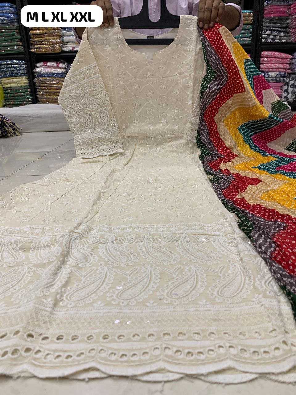 Ynf Cotton KESH613 194 Gowns Festive Collections Wholesale Anarkali Gown Gown With Dupatta Simple Gowns Manufacturer- Kapda Export