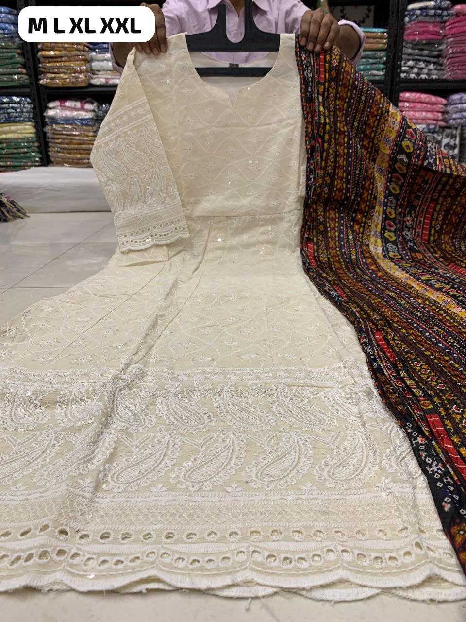 Ynf Cotton KESH613 194 Gowns Festive Collections Wholesale Anarkali Gown Gown With Dupatta Simple Gowns Manufacturer- Kapda Export