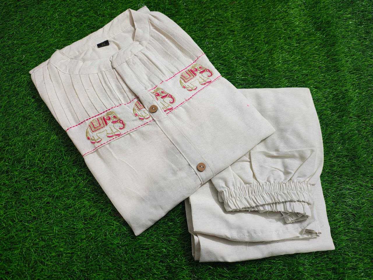 Ynf Cotton KESH613 242 Kurti Festive Collections Wholesale Cotton Kurtis Embroidered Kurtis Kurtis With Pockets Manufacturer- Kapda Export