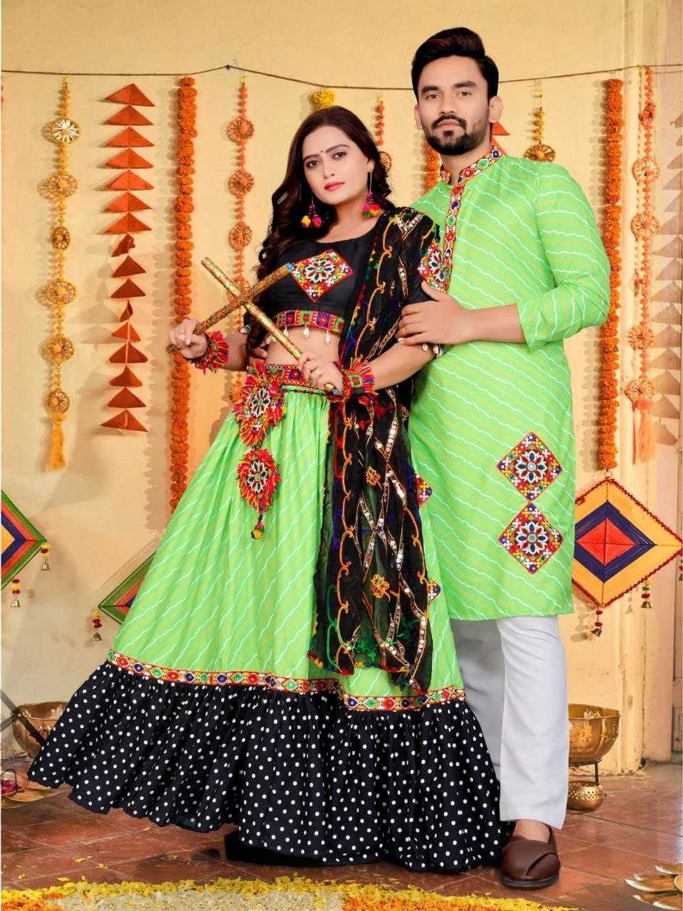 Ynf Cotton KESH625 KODI Couple Wear Wholesale Couple Matching Ethnic Outfits Festive Matching Couple Dresses Designer Ethnic Outfits for Couples Manufacturer- Kapda Export