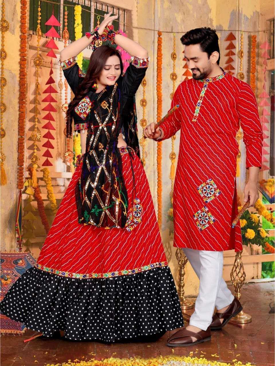 Ynf Cotton KESH625 KODI Couple Wear Wholesale Couple Matching Ethnic Outfits Festive Matching Couple Dresses Designer Ethnic Outfits for Couples Manufacturer- Kapda Export
