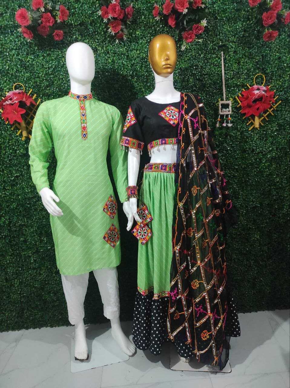 Ynf Cotton KESH625 KODI Couple Wear Wholesale Couple Matching Ethnic Outfits Festive Matching Couple Dresses Designer Ethnic Outfits for Couples Manufacturer- Kapda Export