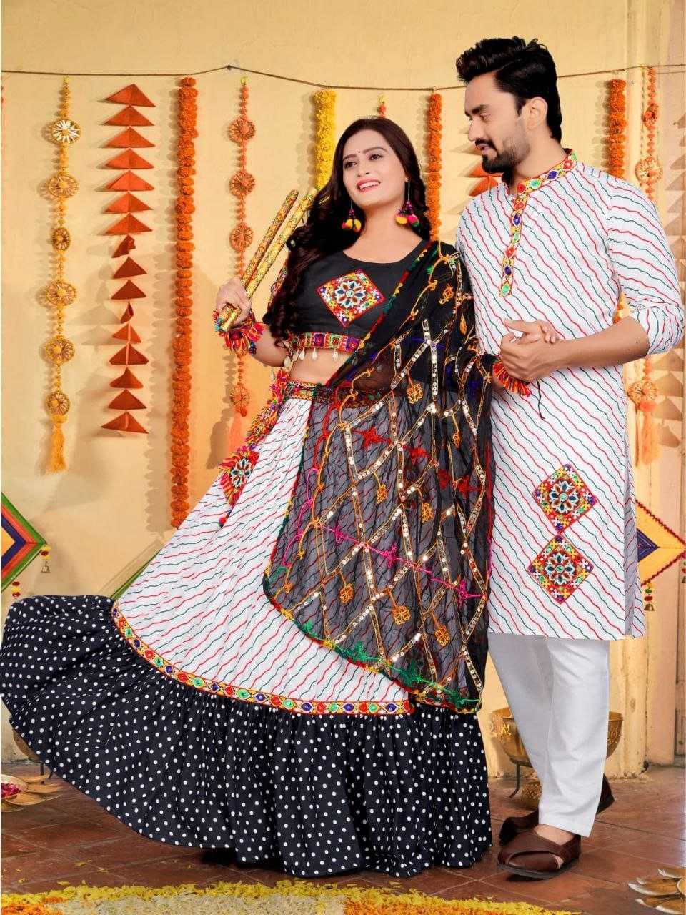 Ynf Cotton KESH625 KODI Couple Wear Wholesale Couple Matching Ethnic Outfits Festive Matching Couple Dresses Designer Ethnic Outfits for Couples Manufacturer- Kapda Export