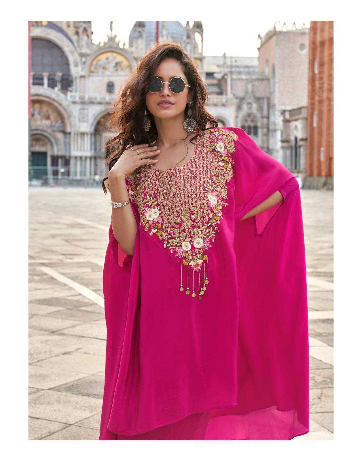 Ynf Crepe Silk KESH481 SAYURI AVIKA 10116 Suits & Dresses Wholesale Embroidery Suits Palazzo Suit Straight Cut Suits Manufacturer- Kapda Export