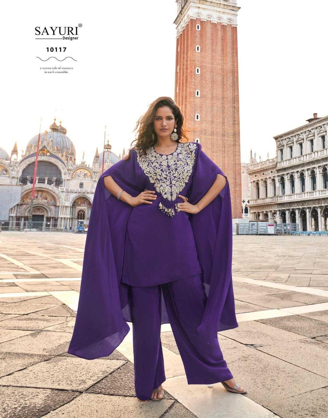 Ynf Crepe Silk KESH481 SAYURI AVIKA 10116 Suits & Dresses Wholesale Embroidery Suits Palazzo Suit Straight Cut Suits Manufacturer- Kapda Export