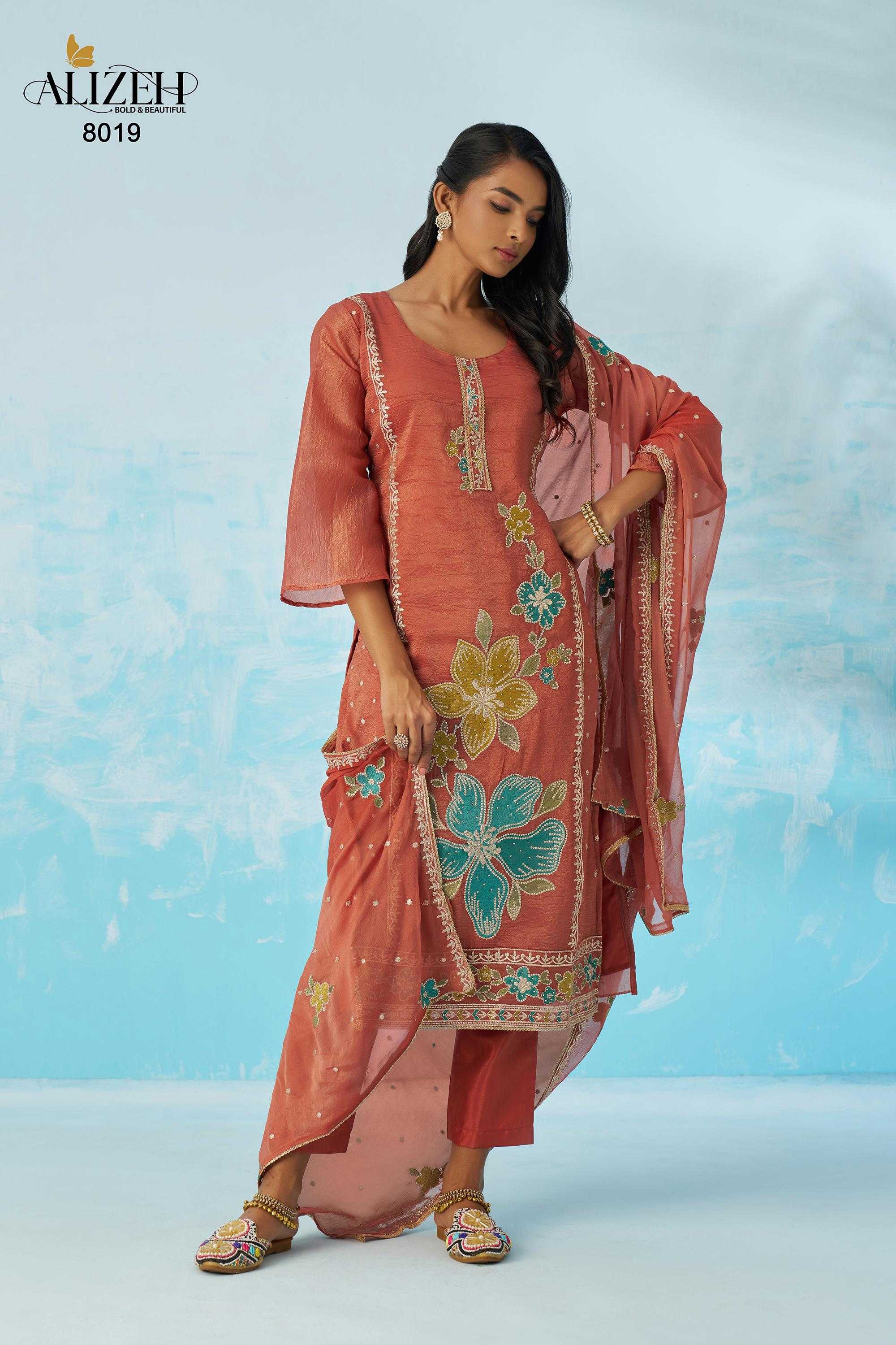 Ynf Crush Silk KESH530 ALIZEH EHSAAS VOL-2 Suits & Dresses Festive Collections Wholesale Straight Cut Suits Casual Dresses Party Wear Dresses Manufacturer- Kapda Export