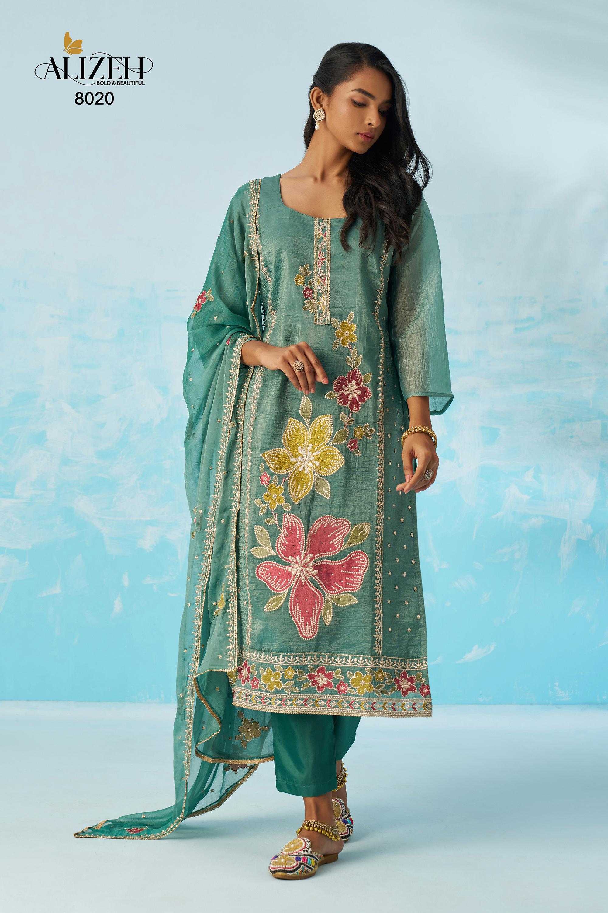 Ynf Crush Silk KESH530 ALIZEH EHSAAS VOL-2 Suits & Dresses Festive Collections Wholesale Straight Cut Suits Casual Dresses Party Wear Dresses Manufacturer- Kapda Export