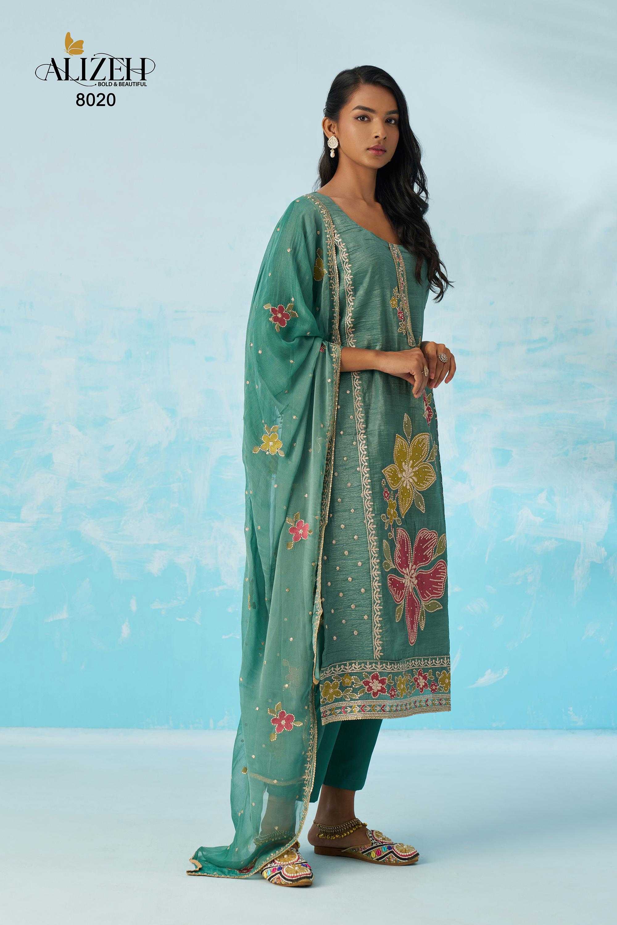 Ynf Crush Silk KESH530 ALIZEH EHSAAS VOL-2 Suits & Dresses Festive Collections Wholesale Straight Cut Suits Casual Dresses Party Wear Dresses Manufacturer- Kapda Export