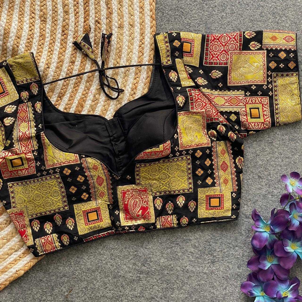 Ynf Dola Silk KESH426 PINKI10 Readymade Blouses Festive Collections Wholesale V-Neck Blouses Party Wear Blouse Silk Blouse Manufacturer- Kapda Export