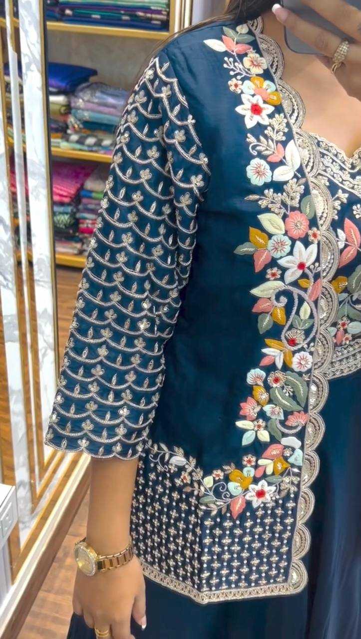 Ynf Faux Georgette KESH621 1109 Lehengas Wholesale Fancy Lehenga Embroidered Lehenga Indo-Western Lehenga Jacket Style Lehenga Manufacturer- Kapda Export