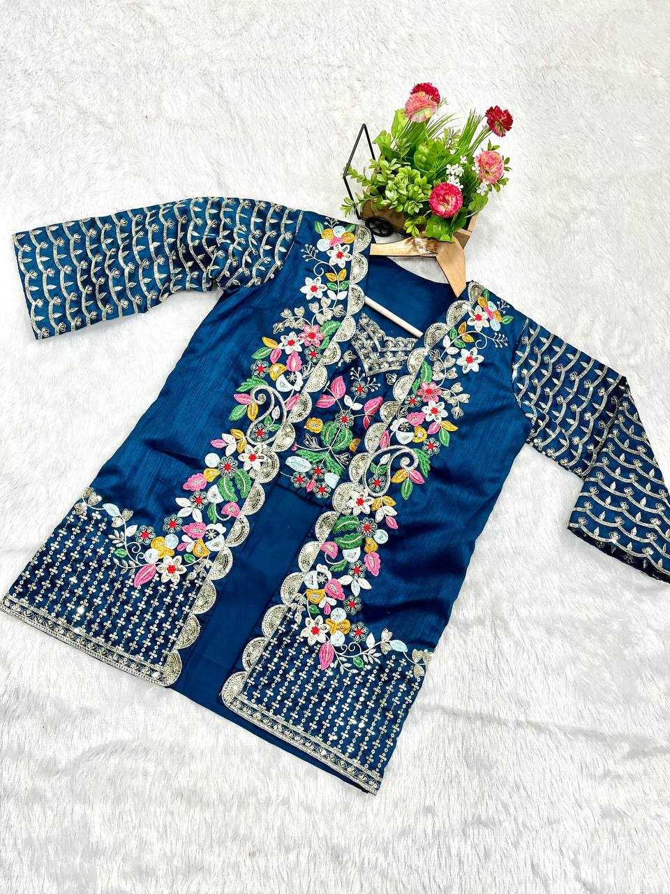 Ynf Faux Georgette KESH621 1109 Lehengas Wholesale Fancy Lehenga Embroidered Lehenga Indo-Western Lehenga Jacket Style Lehenga Manufacturer- Kapda Export