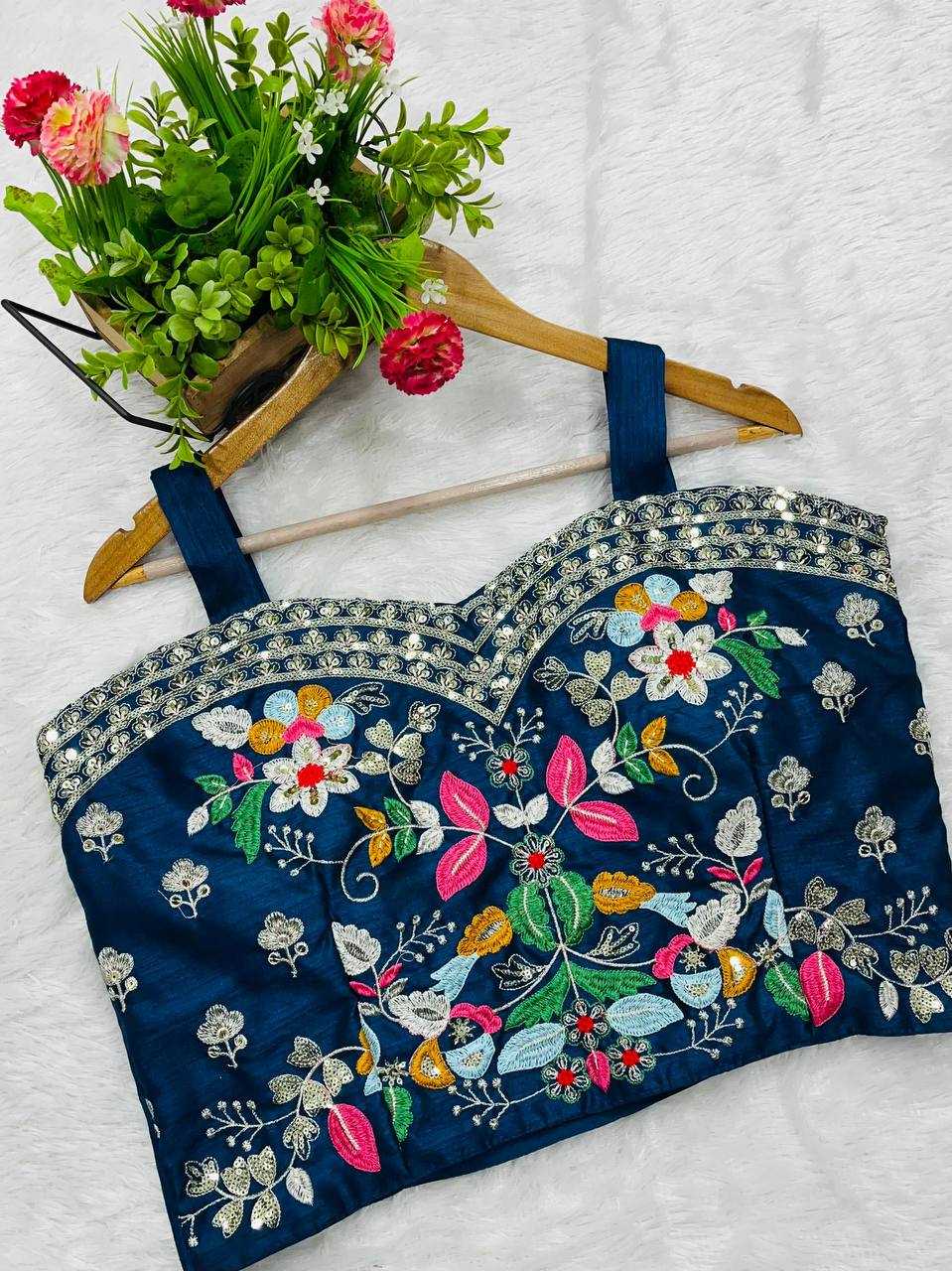 Ynf Faux Georgette KESH621 1109 Lehengas Wholesale Fancy Lehenga Embroidered Lehenga Indo-Western Lehenga Jacket Style Lehenga Manufacturer- Kapda Export