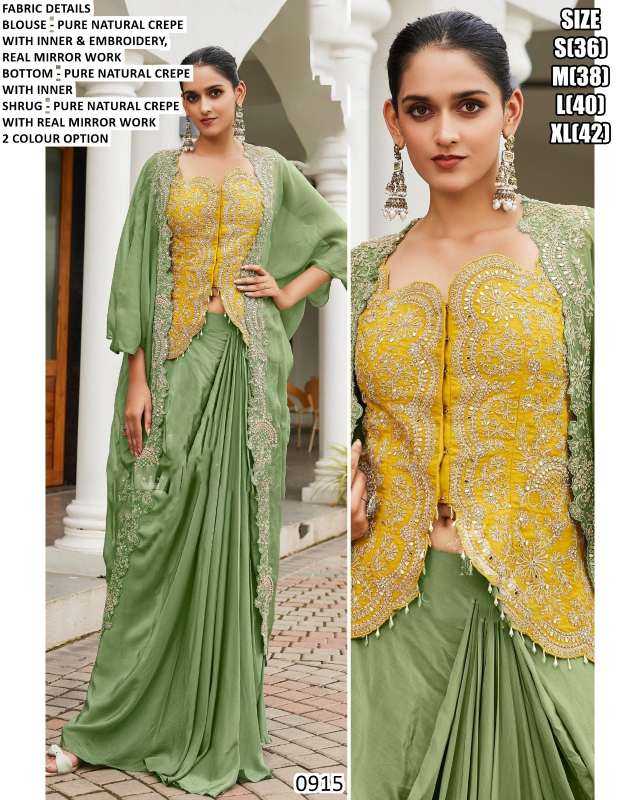 Ynf Georgette KESH481 0911 Suits & Dresses Wholesale Designer dresses Party Wear Dresses Indo-Western Dresses Manufacturer- Kapda Export