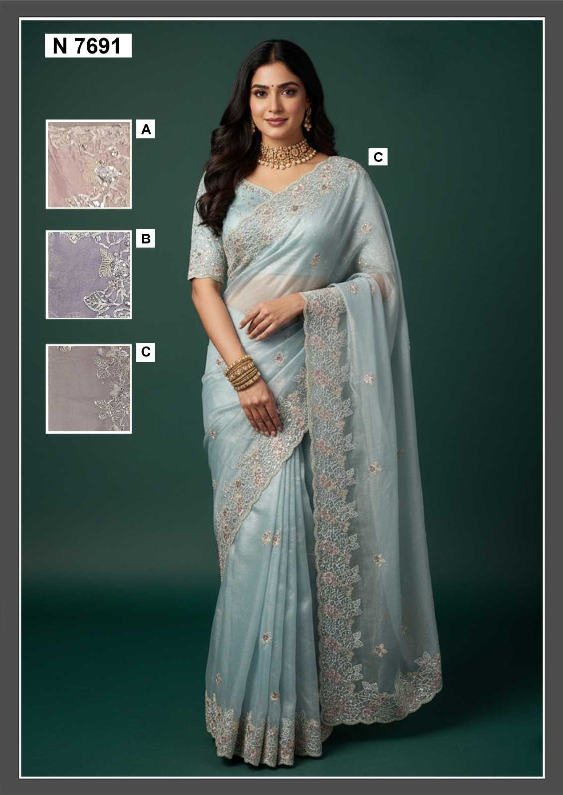 Ynf Georgette KESH530 MAHOTSAV NIMAYA - RISHITA VOL 01 Sarees Wedding Collections Wholesale Designer Sarees Heavy Work Sarees Sangeet Outfits Manufacturer- Kapda Export