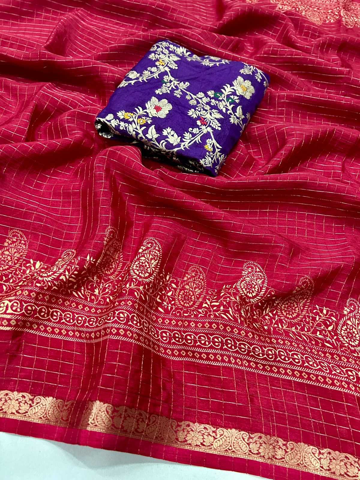 Ynf Georgette KESH622 Weaving Sarees Wholesale Georgette Sarees Ladies Sarees Red Sarees Manufacturer- Kapda Export