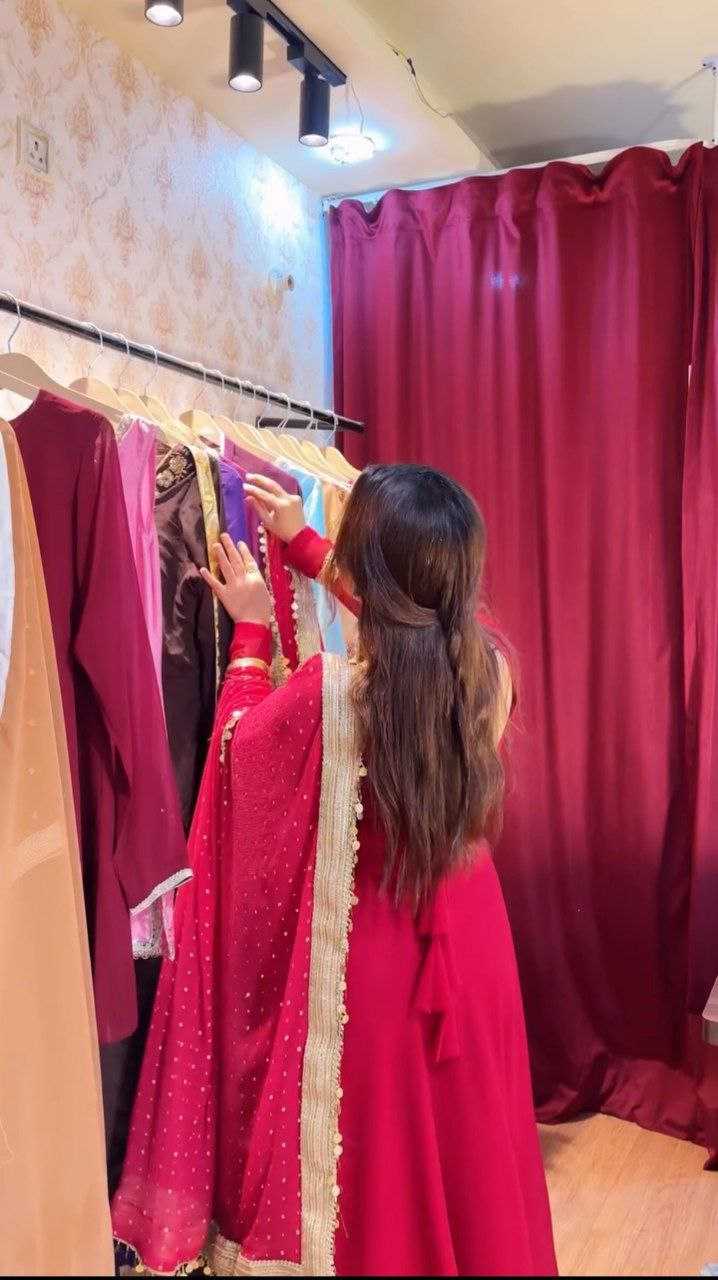 Ynf Georgette RIN157 PC-2257 Gowns Plus Size Collections Wholesale Fancy Gowns Georgette Gown Simple Gowns Manufacturer- Kapda Export