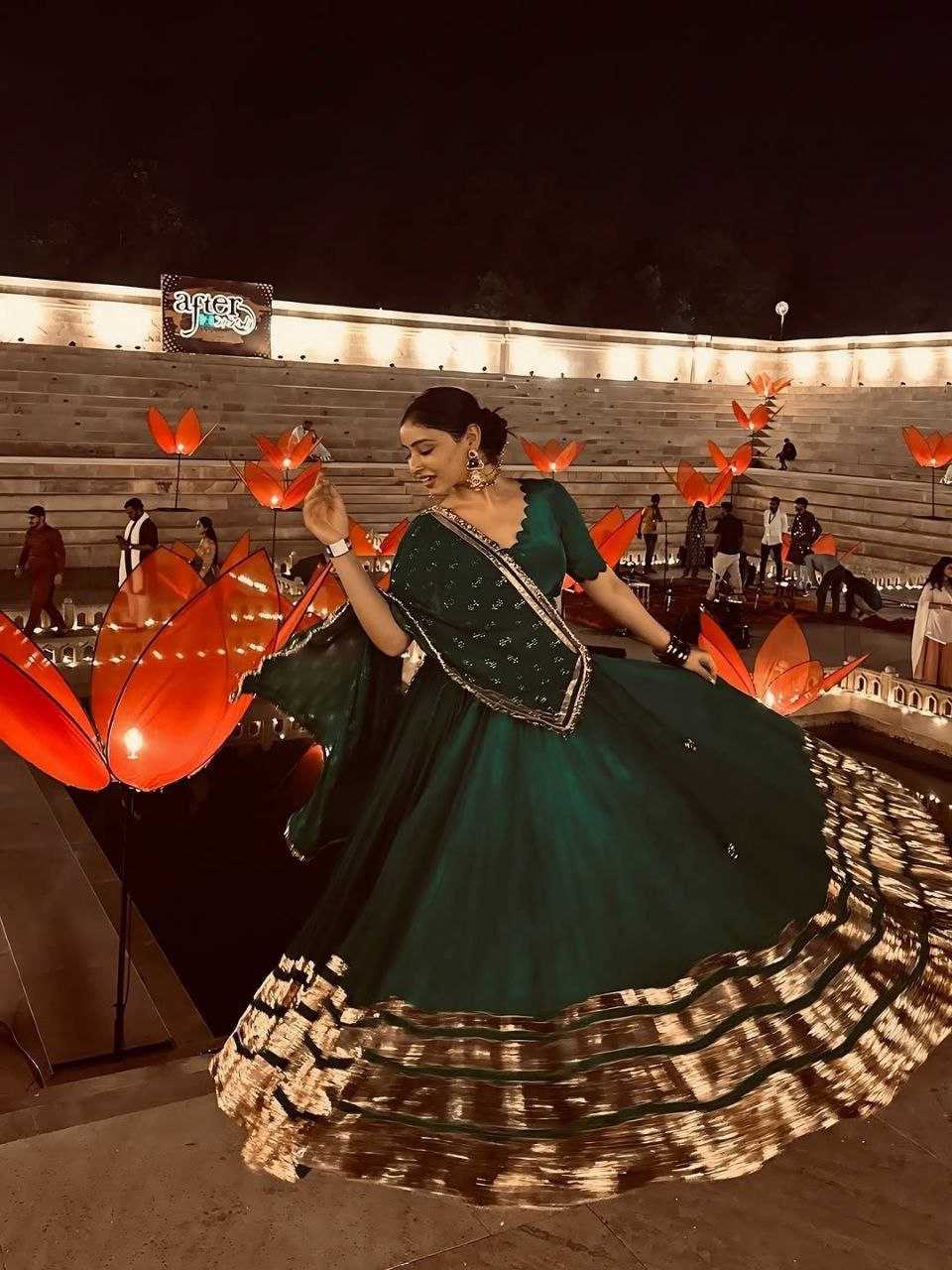 Ynf Georgette RIN157 PC NAVRATRI NIGHTS-72 Lehengas Wedding Collections Wholesale Designer Lehenga Choli Zari Work Lehenga Sangeet Outfits Manufacturer- Kapda Export