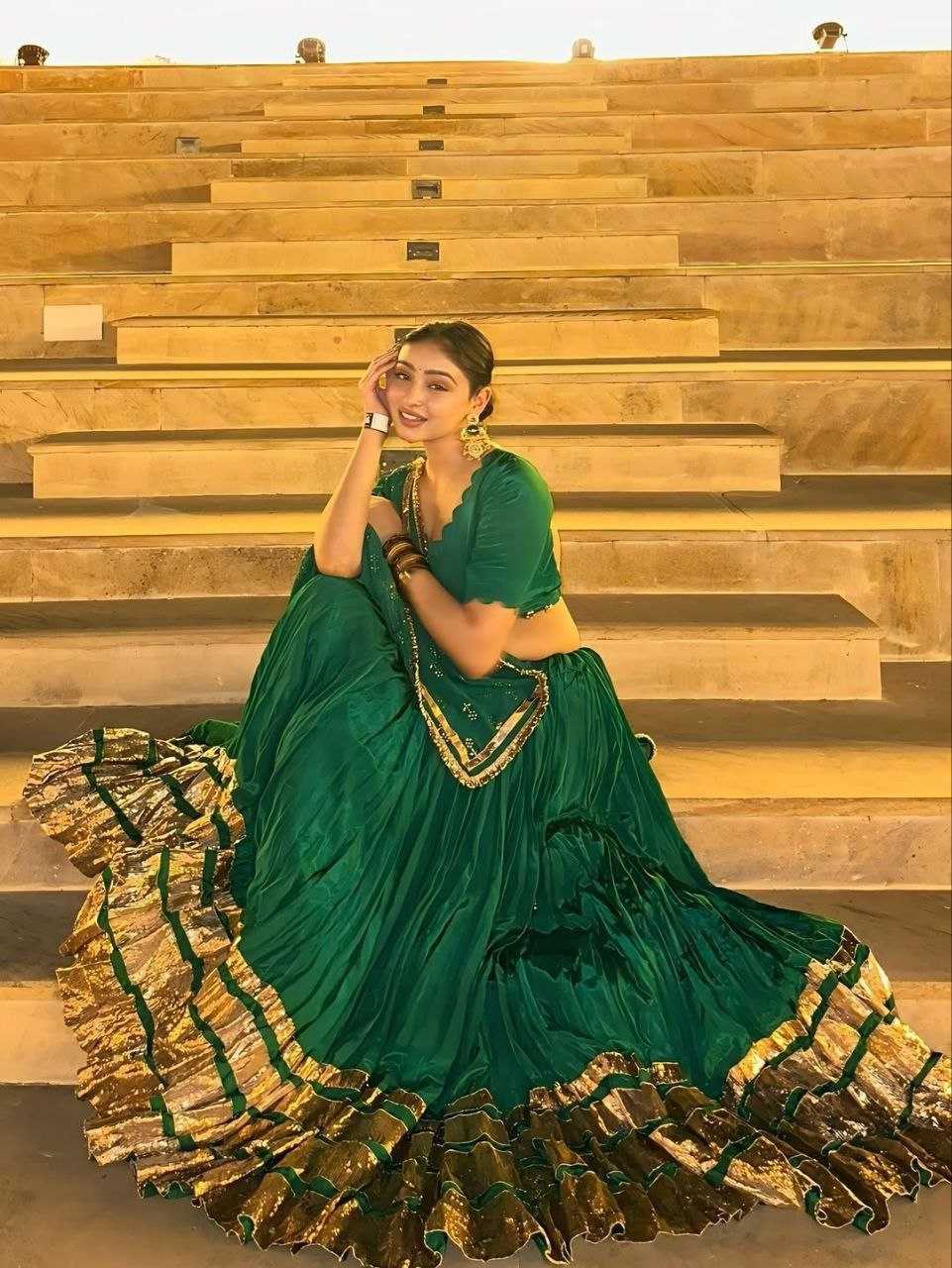 Ynf Georgette RIN157 PC NAVRATRI NIGHTS-72 Lehengas Wedding Collections Wholesale Designer Lehenga Choli Zari Work Lehenga Sangeet Outfits Manufacturer- Kapda Export