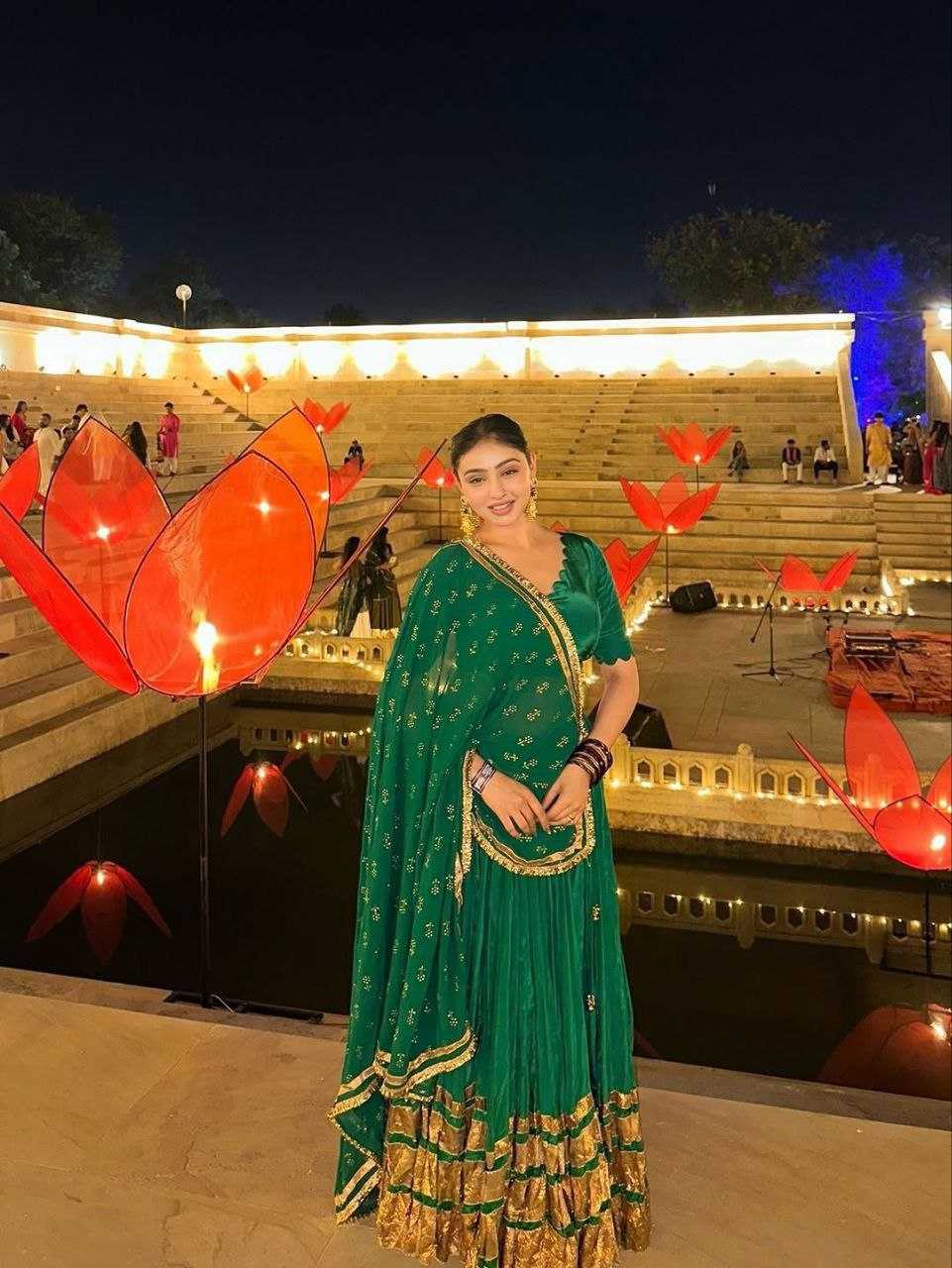 Ynf Georgette RIN157 PC NAVRATRI NIGHTS-72 Lehengas Wedding Collections Wholesale Designer Lehenga Choli Zari Work Lehenga Sangeet Outfits Manufacturer- Kapda Export