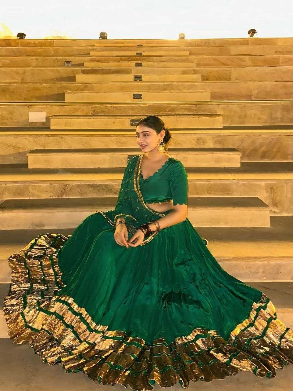 Ynf Georgette RIN157 PC NAVRATRI NIGHTS-72 Lehengas Wedding Collections Wholesale Designer Lehenga Choli Zari Work Lehenga Sangeet Outfits Manufacturer- Kapda Export