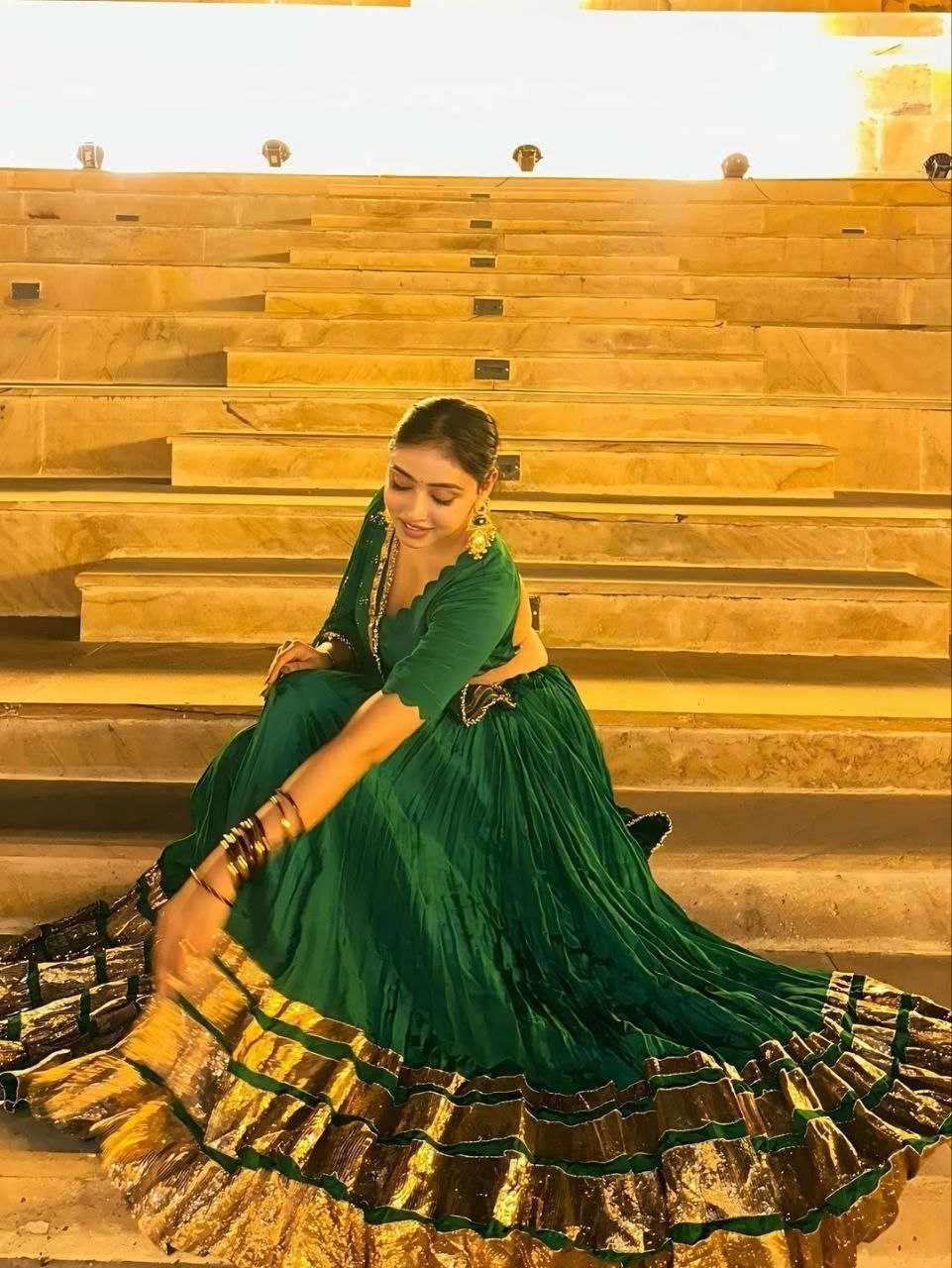 Ynf Georgette RIN157 PC NAVRATRI NIGHTS-72 Lehengas Wedding Collections Wholesale Designer Lehenga Choli Zari Work Lehenga Sangeet Outfits Manufacturer- Kapda Export