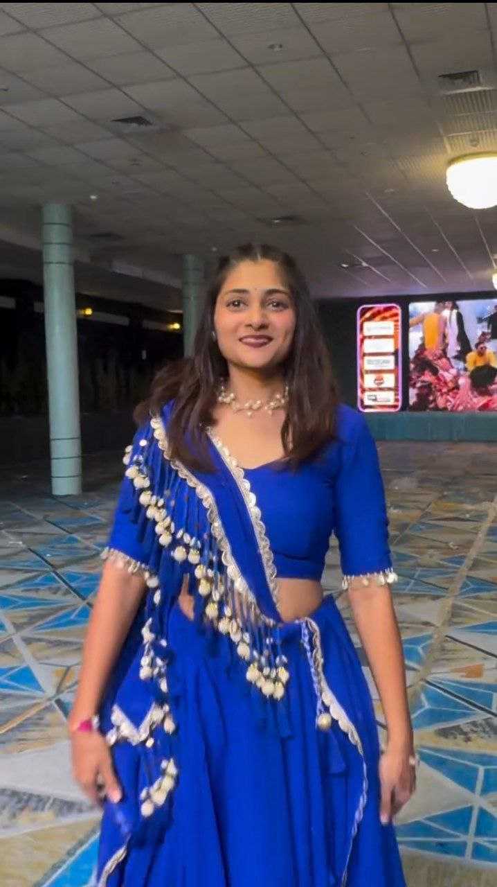 Ynf Georgette RIN157 PC NAVRATRI NIGHTS-84 Lehengas Festive Collections Plus Size Collections Wholesale Fancy Lehenga Blue Lehenga Navratri Chaniya Choli Manufacturer- Kapda Export