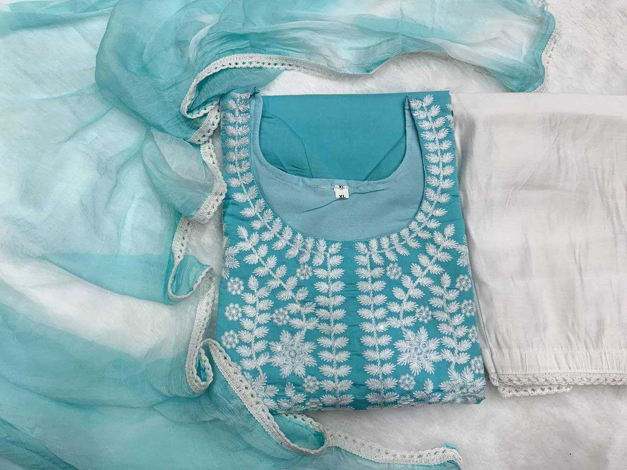 Ynf Heavy Roman Silk KESH613 082 Kurti Plus Size Collections Wholesale Festive Kurtis Designer Kurtis Chikankari Kurtis Manufacturer- Kapda Export