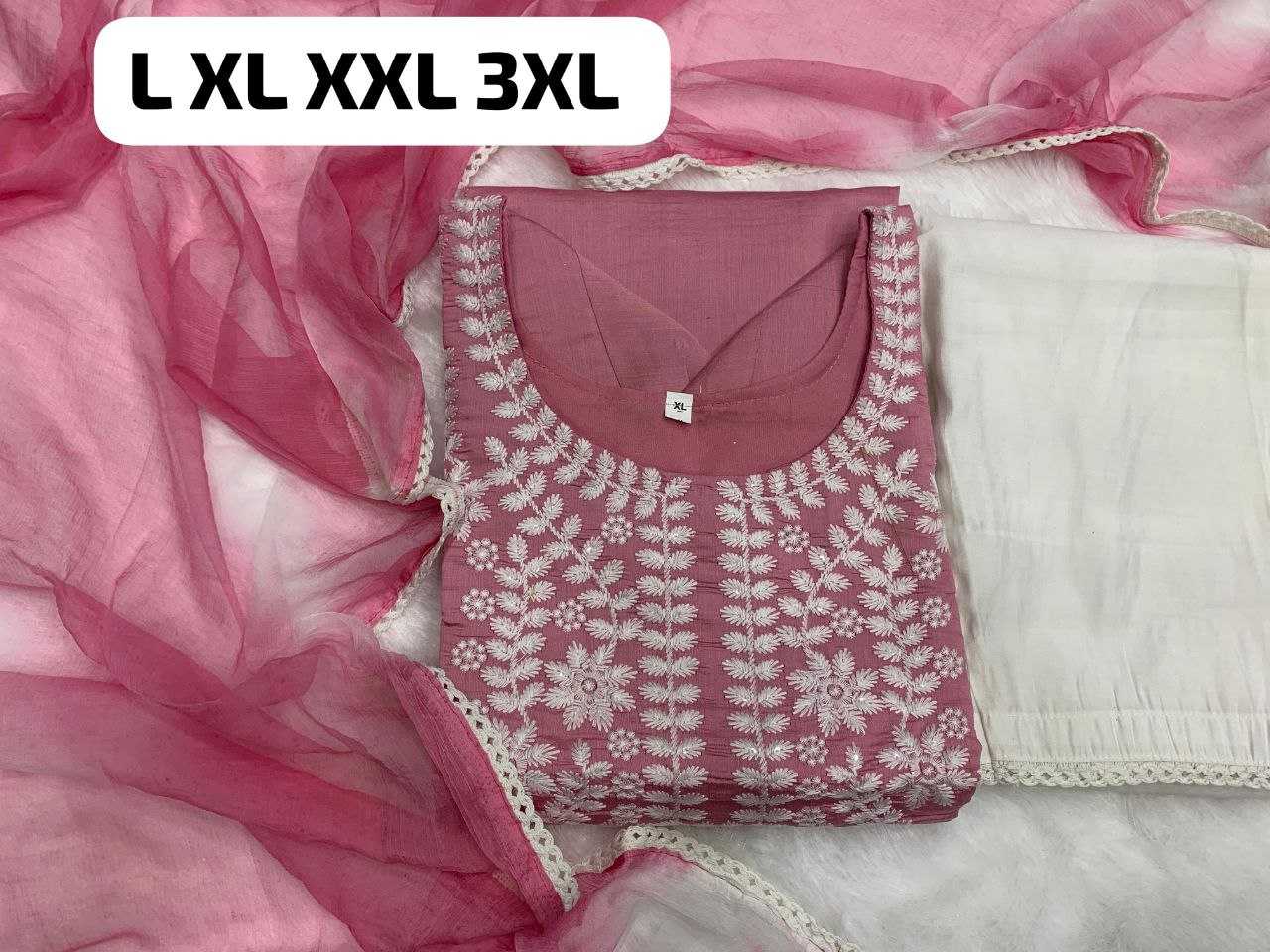 Ynf Heavy Roman Silk KESH613 082 Kurti Plus Size Collections Wholesale Festive Kurtis Designer Kurtis Chikankari Kurtis Manufacturer- Kapda Export