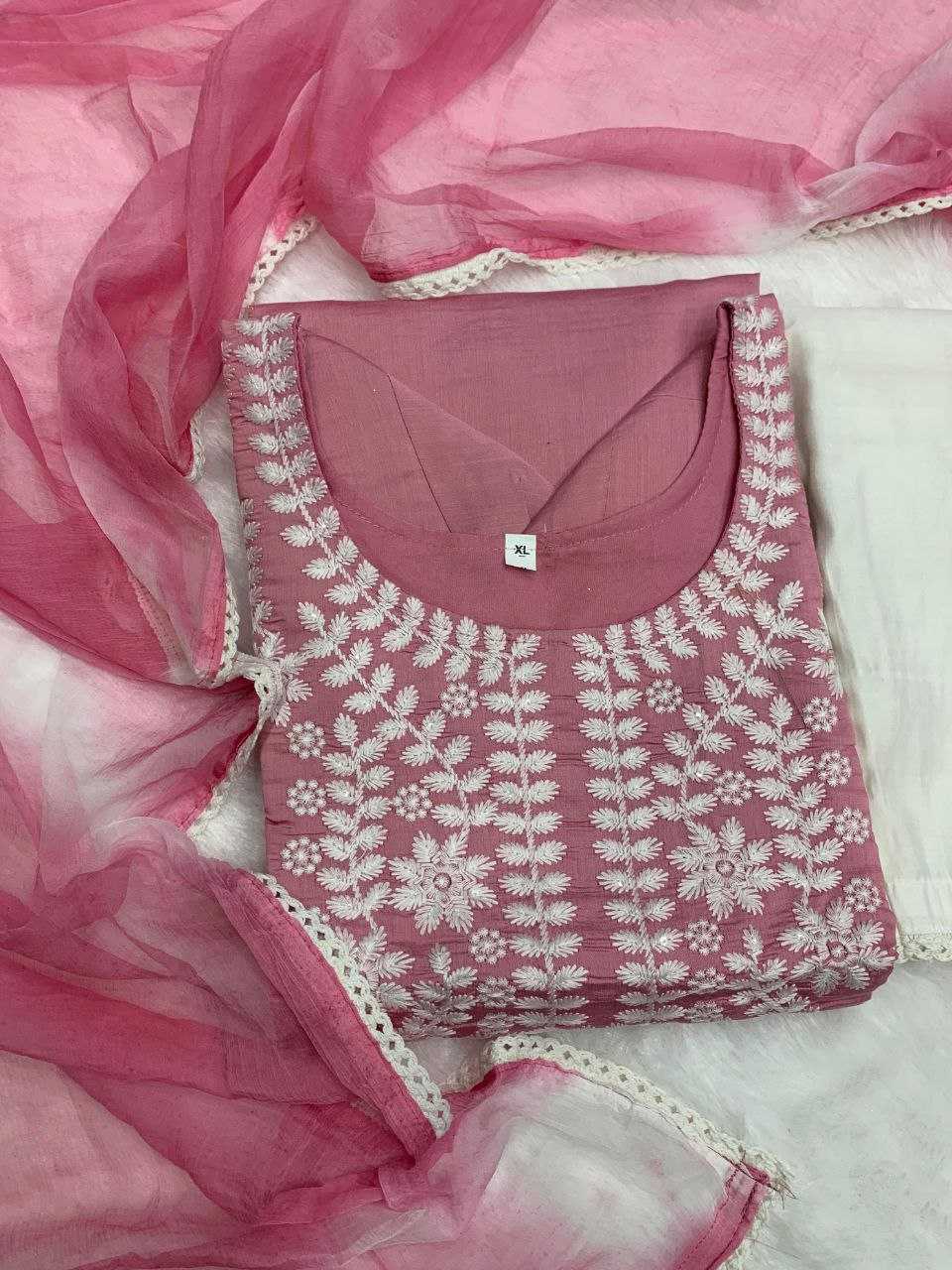 Ynf Heavy Roman Silk KESH613 082 Kurti Plus Size Collections Wholesale Festive Kurtis Designer Kurtis Chikankari Kurtis Manufacturer- Kapda Export